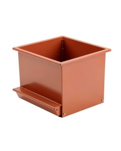 Fern Brook Empty Raised Planter - Terracotta (synthetic illustration; no displayed measurements)