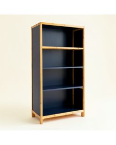 Shore Falls Freestanding Bookcase - Navy (synthetic illustration; no displayed measurements)