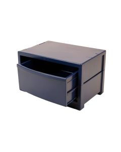 Cliff Crest Small-Parts Storage Drawer Cabinet - Navy (synthetic illustration; no displayed measurements)