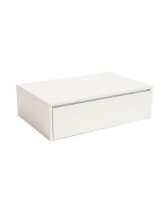 Slate Falls Desktop Monitor Riser - White (synthetic illustration; no displayed measurements)