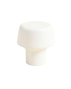 White Pvc Solar Powered Integrated Led 5 In . X 5 In . Fence Post Cap Light (synthetic illustration; no displayed measurements)
