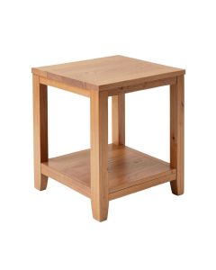 Oyama Solid Wood End Table With Storage (synthetic illustration; no displayed measurements)