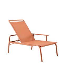 Alder Branch Outdoor Lounge Chair - Terracotta (synthetic illustration; no displayed measurements)