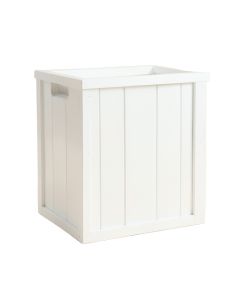Spruce Arc Closed Outdoor Storage Box - White