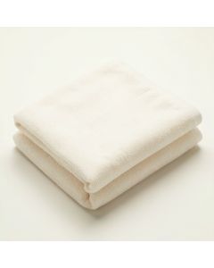 Ridge Bend Bath Towel - Ivory (synthetic illustration; no displayed measurements)