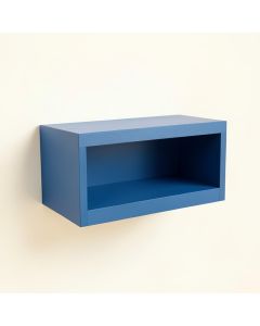 Dune Crest Wall-Mounted Shelf - Blue (synthetic illustration; no displayed measurements)