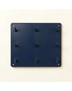 Vale Branch Empty Wall-Mounted Tool Organizer Panel - Navy (synthetic illustration; no displayed measurements)