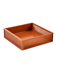 Pine Crest Empty Under-Desk Cable Tray - Terracotta (synthetic illustration; no displayed measurements)