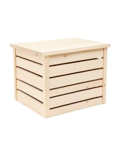 Ash Canyon Closed Outdoor Storage Box - Ivory (synthetic illustration; no displayed measurements)