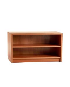 Summit Bend Low Bookcase - Terracotta (synthetic illustration; no displayed measurements)