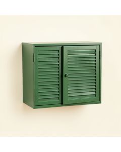 Olive Crest Wall-Mounted Entry Cabinet - Green (synthetic illustration; no displayed measurements)