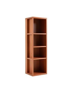 Birch Arc Narrow Cubby Tower (synthetic illustration; no displayed measurements)