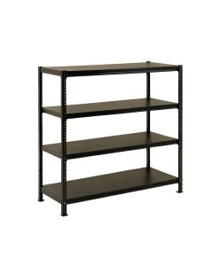 Spruce Crest Desktop Shelving Unit - Black (synthetic illustration; no displayed measurements)