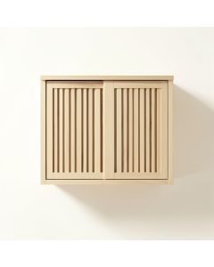 Brook Bend Wall-Mounted Entry Cabinet - Beige (synthetic illustration; no displayed measurements)