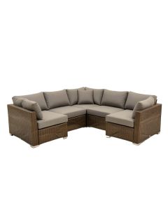 Obannon 4 Piece Patio Sectional Seating Group With Cushions