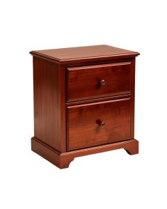 Veasley 2 - Drawer Nightstand In Cherry (synthetic illustration; no displayed measurements)
