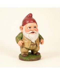 Small Gnome Garden Statue (synthetic illustration; no displayed measurements)