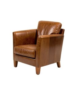 Halli 25.2 '' Wide Top Grain Leather Side Chair (synthetic illustration; no displayed measurements)