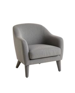Pine Branch Upholstered Armchair - Gray (synthetic illustration; no displayed measurements)