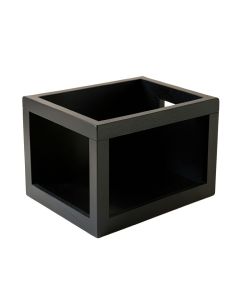 Dawn Bluff Empty Furniture-Style Pet Crate - Black