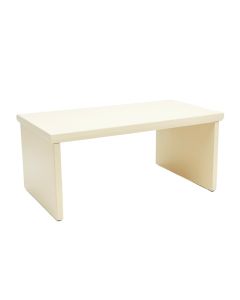Elm Bluff Desktop Monitor Riser - Ivory (synthetic illustration; no displayed measurements)