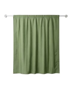 Holly Brook Shower Curtain Hanging Flat From A Plain Rod - Green (synthetic illustration; no displayed measurements)