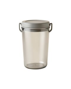 Dune Bend Storage Canister With Lid - Gray (synthetic illustration; no displayed measurements)