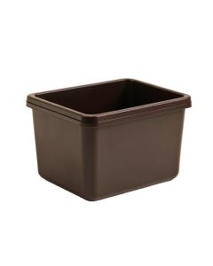 36 Gallon Water Resistant Plastic Deck Box In Dark Coffee