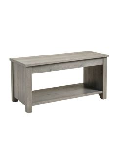 Aspen Dell Indoor Bench - Gray (synthetic illustration; no displayed measurements)