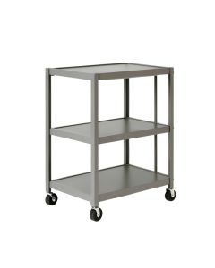 Wren Bluff Empty Rolling Workshop Cart - Gray (synthetic illustration; no displayed measurements)