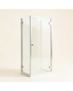 Finesse 59.63 '' X 58.06 '' Bypass Frameless Bath Door (synthetic illustration; no displayed measurements)