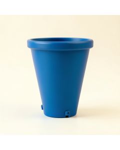 Pine Brook Empty Railing Planter With Integral Brackets - Blue (synthetic illustration; no displayed measurements)