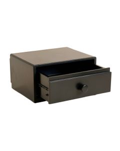 Reed Crest Small-Parts Storage Drawer Cabinet - Black (synthetic illustration; no displayed measurements)