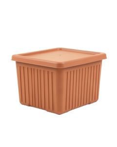 Bay Branch Closed Outdoor Storage Box - Terracotta (synthetic illustration; no displayed measurements)