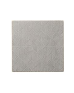 Cliff Bend Uninstalled Square Decorative Tile - Gray
