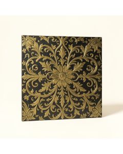Viola 12 '' X 18 '' Metal Decorative Mural Tile (synthetic illustration; no displayed measurements)