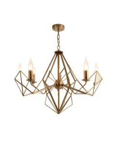 Yoakum 6 - Light Statement Geometric Chandelier