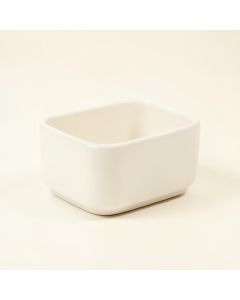 Cedar Bend Empty Railing Planter With Integral Brackets - White (synthetic illustration; no displayed measurements)