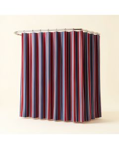 Benjamin Striped Single Shower Curtain (synthetic illustration; no displayed measurements)