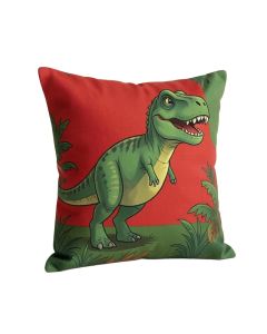 Dinosaur Cartoon Prehistoric Pillow Cover (synthetic illustration; no displayed measurements)