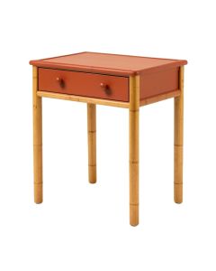 Bay Edge Side Table - Terracotta (synthetic illustration; no displayed measurements)