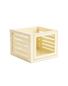 Slate Brook Empty Furniture-Style Pet Crate - Cream