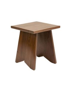 Alvis Tray Top Cross Legs End Table (synthetic illustration; no displayed measurements)