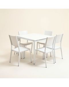 Modern 5-Piece Dining Table Set For 4 With Foldable Drop Leaf (synthetic illustration; no displayed measurements)