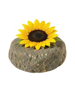 Lusher Sunflower Lady Garden Stepping Stone