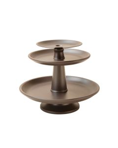 Wyoming Mirror Top 3 Piece Cake Stand Set