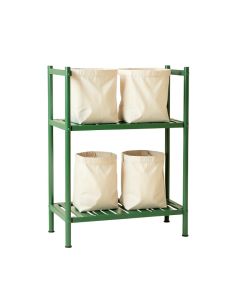 Lake Dale Laundry Sorting Station With Plain Removable Bags - Green
