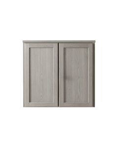 Clay Dell Wall-Mounted Laundry Cabinet - Gray (synthetic illustration; no displayed measurements)