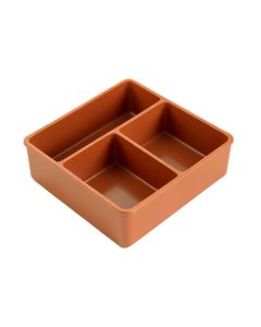 Stone Arc Empty Pantry Drawer Organizer Insert - Terracotta