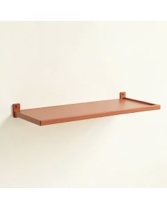 Clay Canyon Wall-Mounted Shelf - Terracotta (synthetic illustration; no displayed measurements)
